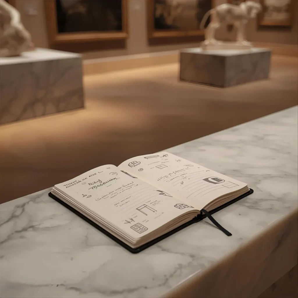 Aesthetic Museum Rizz Lines