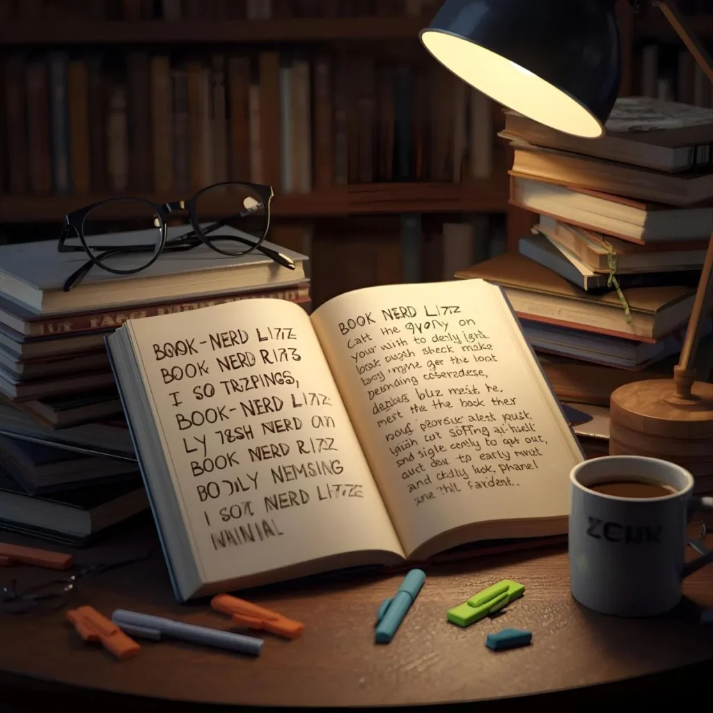 Book Nerd Rizz Lines