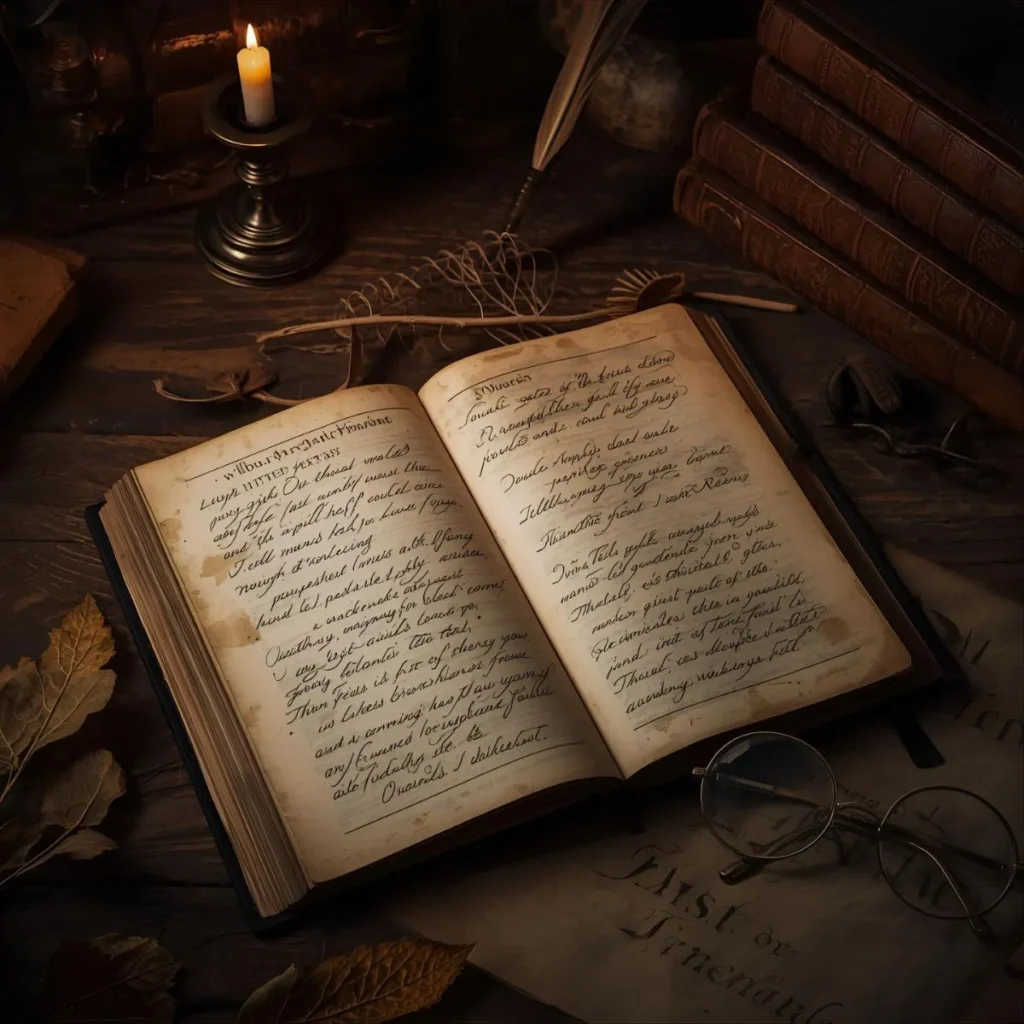 Dark Academia Literature Rizz Lines