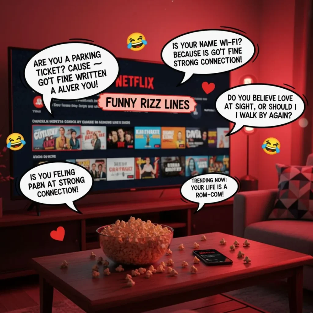 Funny Netflix Rizz Lines