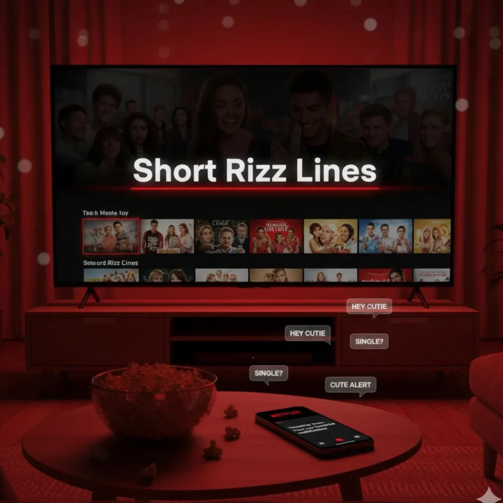 Short Netflix Rizz Lines