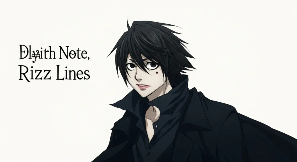 Death Note Flirty Rizz Lines