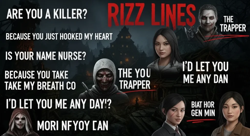 Dead by Daylight rizz lines for gamers