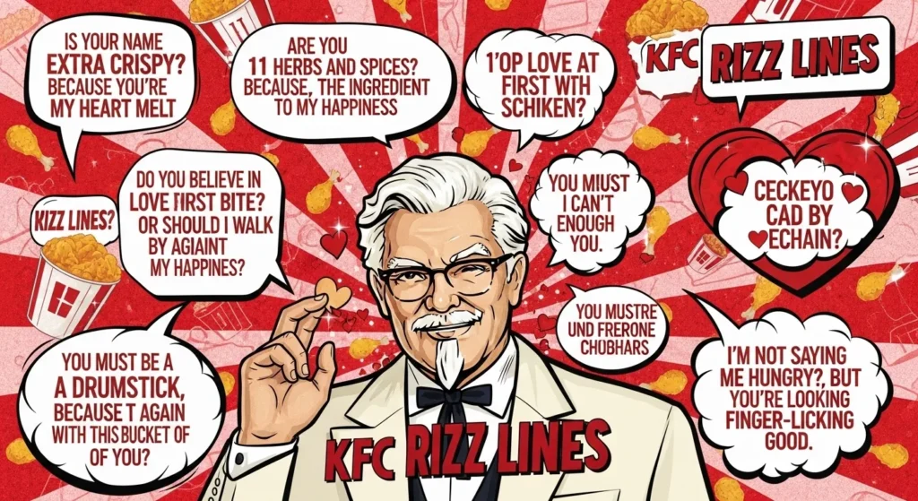 Flirty KFC Rizz Lines to Make Them Melt