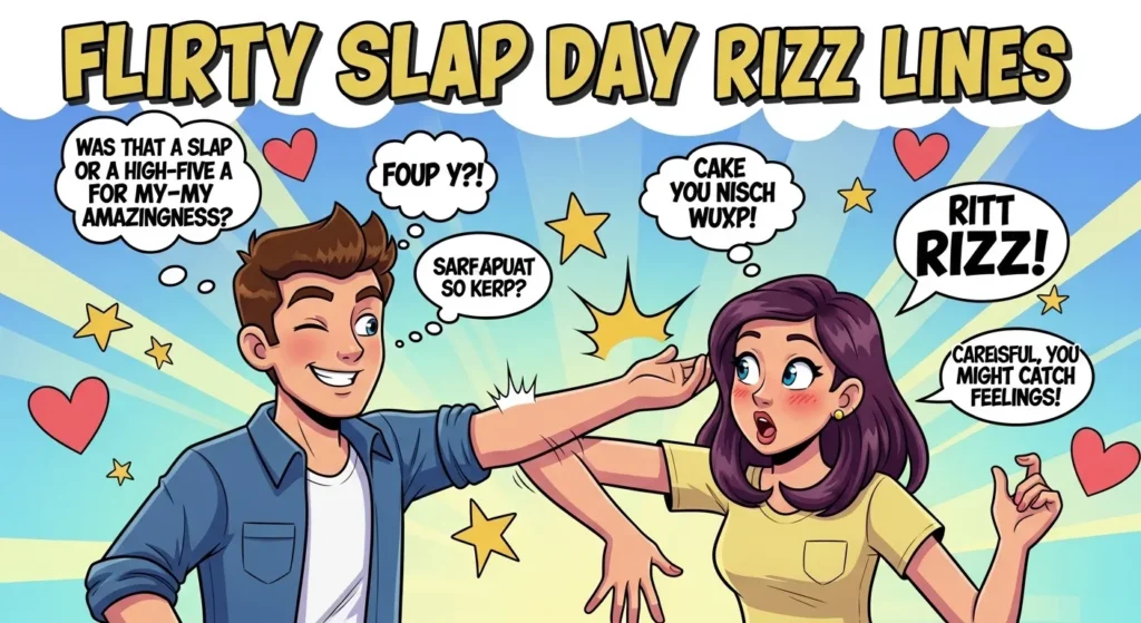 Flirty Slap Day Rizz Lines