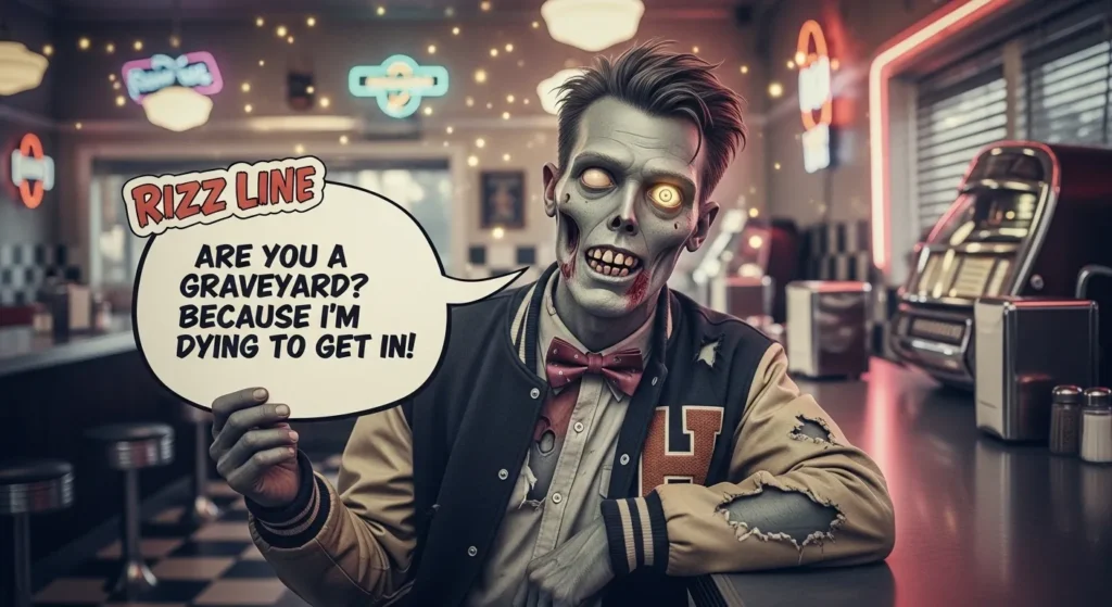 Flirty Zombie Rizz Lines