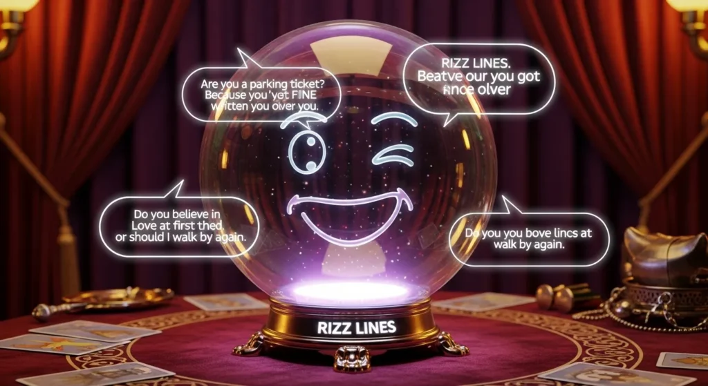   Funny Crystal Rizz Lines