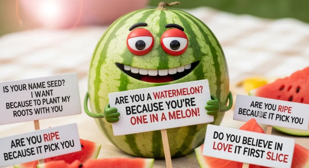 Funny Watermelon Rizz Lines