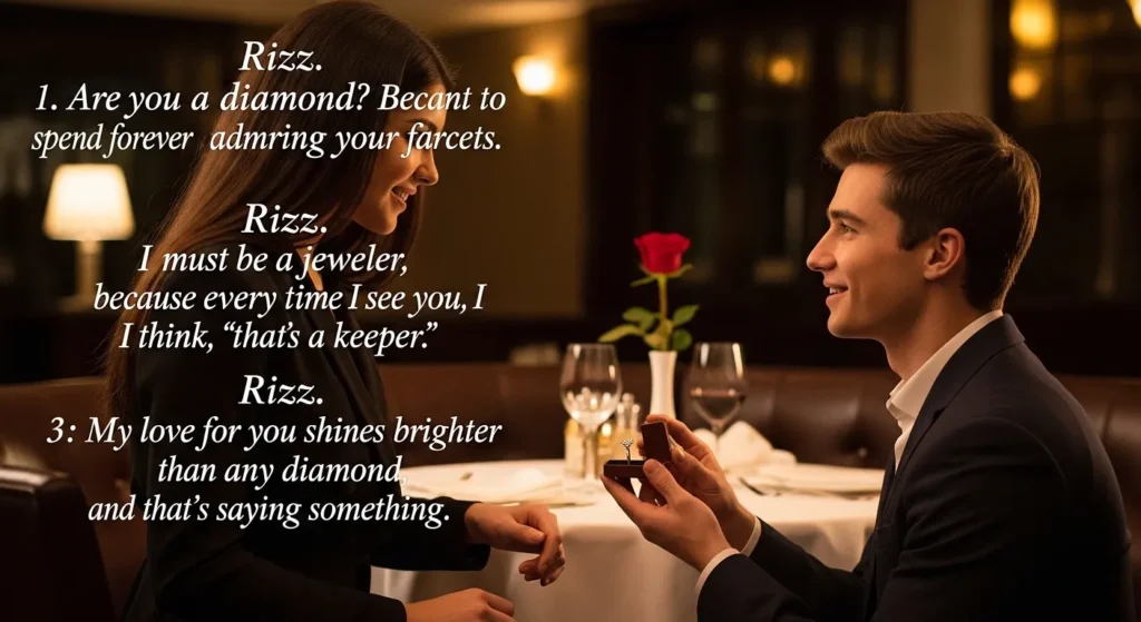 Romantic Diamond Rizz Lines