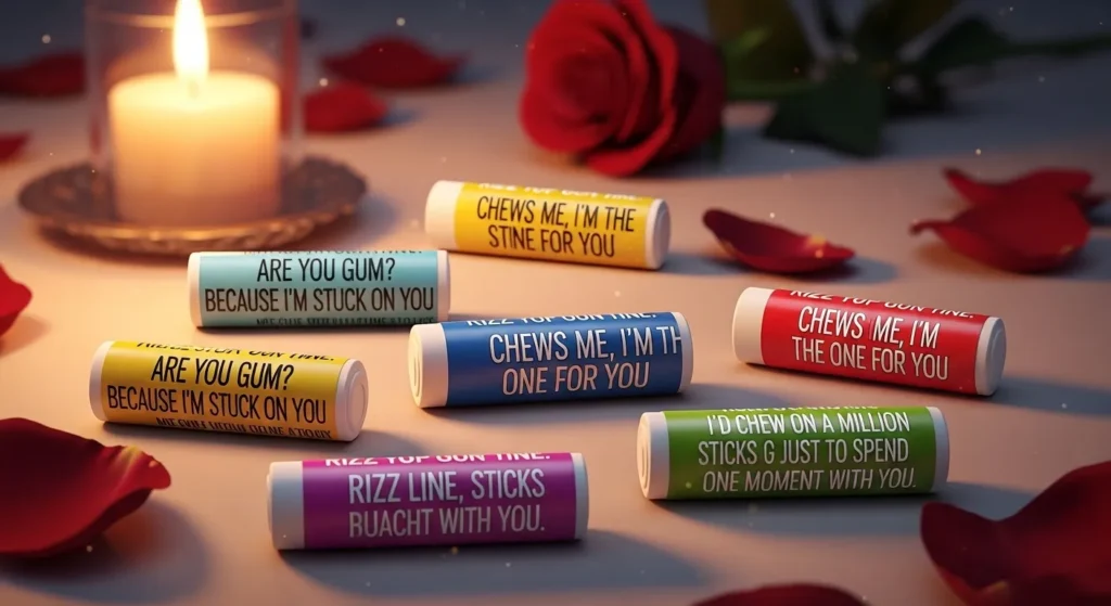 Romantic Gum Rizz Lines