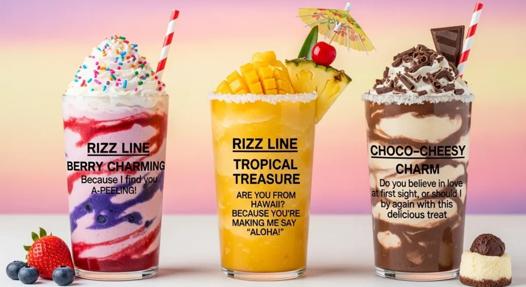 Sweet & Cheesy Smoothies Rizz Lines