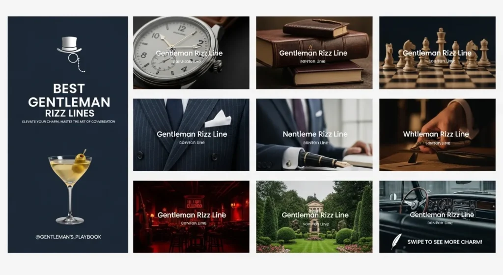 Best Gentleman Rizz Lines for Instagram