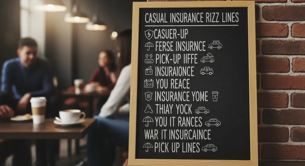 Casual Insurance Rizz Lines