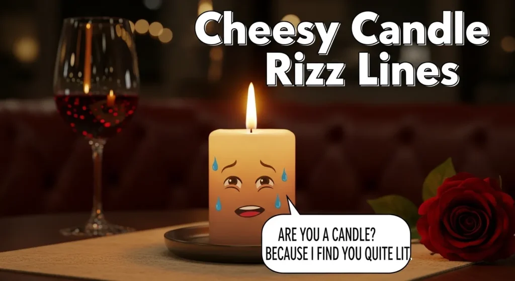 Cheesy Candle Rizz Lines