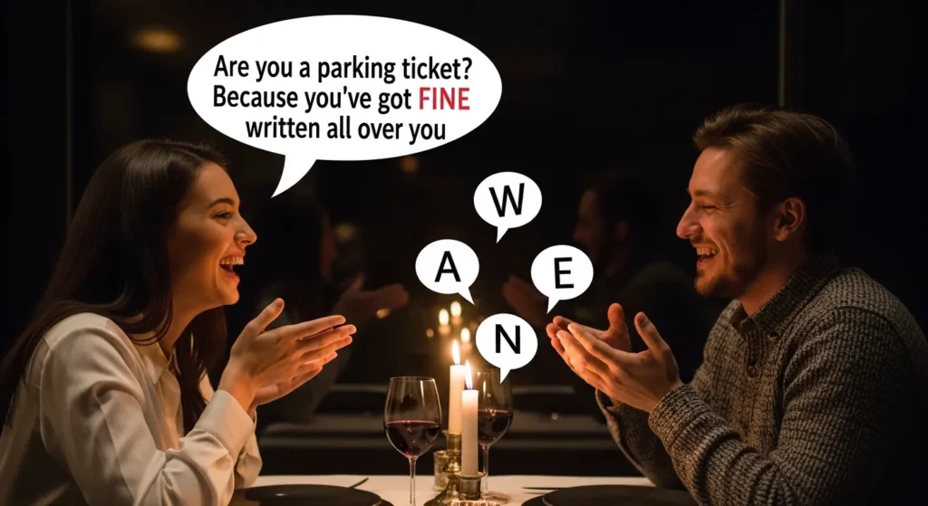 Cheesy Falling Rizz Lines