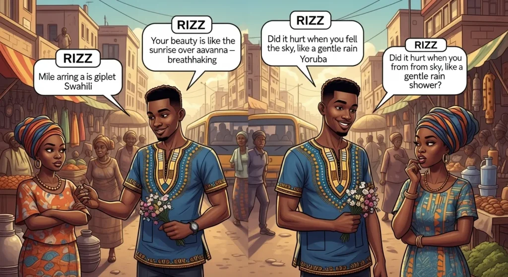 Classic Africa Rizz Lines