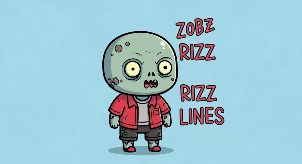 Cute Zombie Rizz Lines