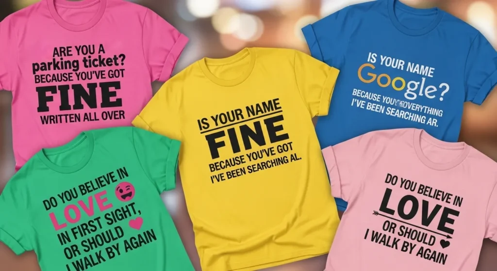 Flirty Shirt Rizz Lines