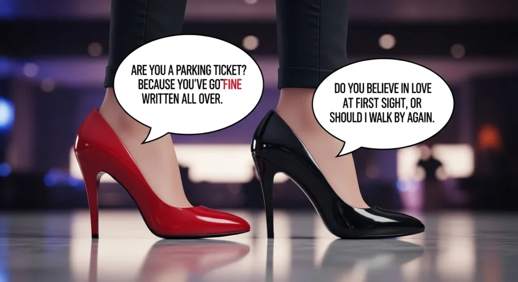 Flirty Shoes Rizz Lines