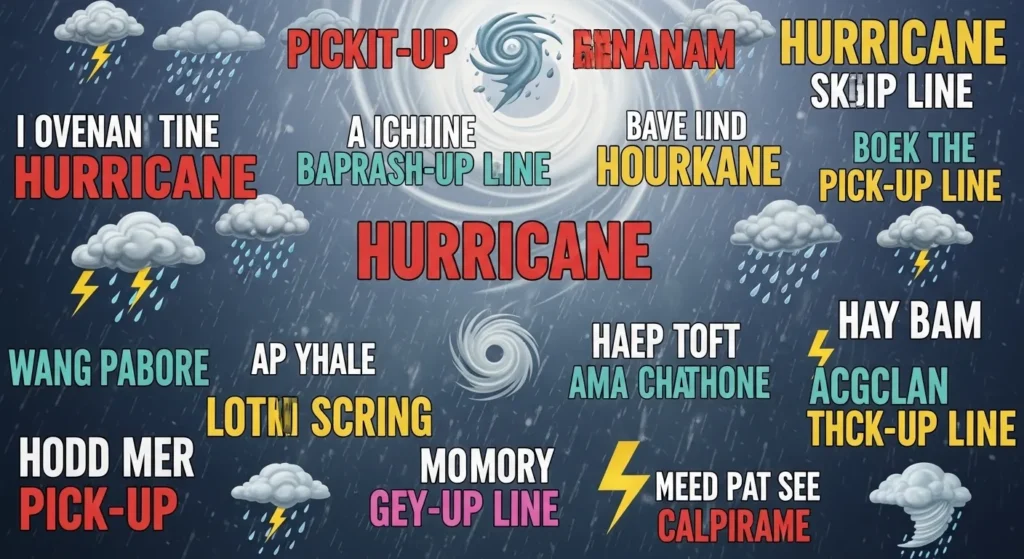 Fun and Flirty Hurricane Rizz Lines