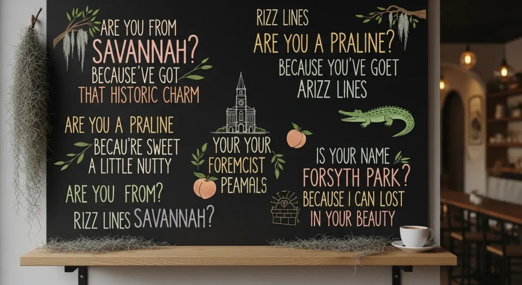 Fun Savannah Rizz Lines to Break the Ice