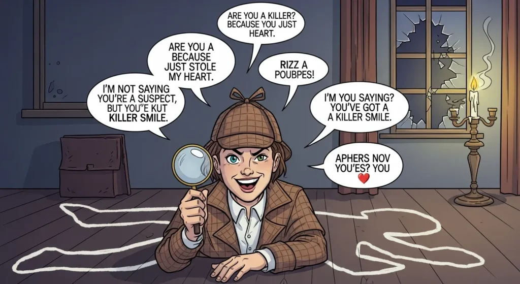 Funny Murder Rizz Lines