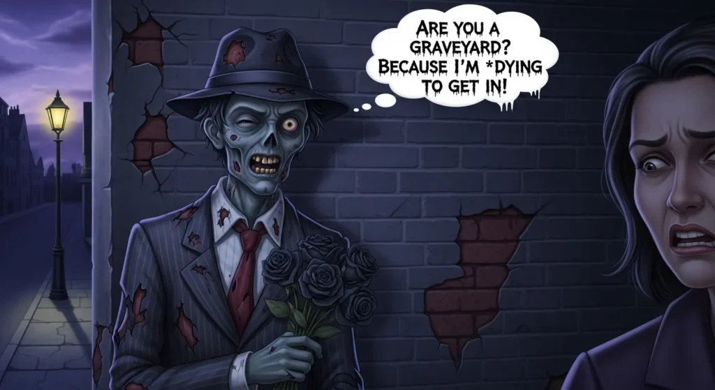 Funny Zombie Rizz Lines