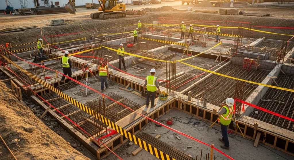 Lines for Construction and Labor Sites
