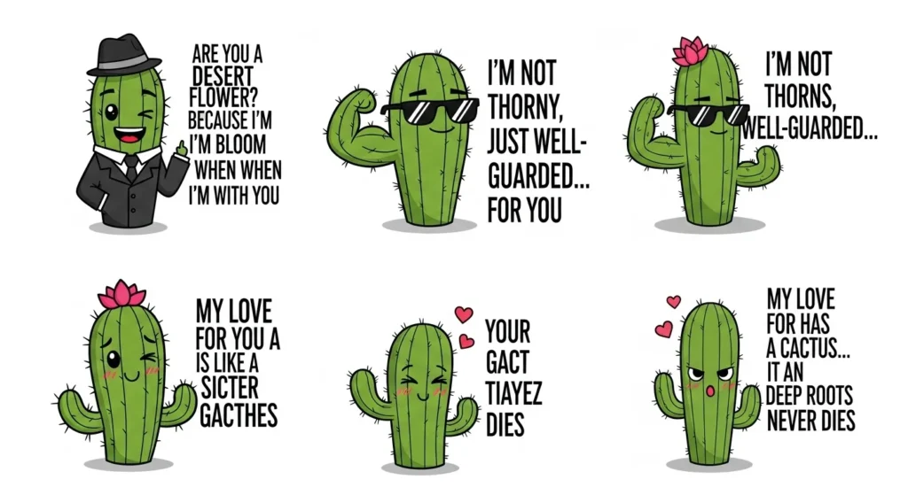 Short and Punchy Cactus Rizz Lines