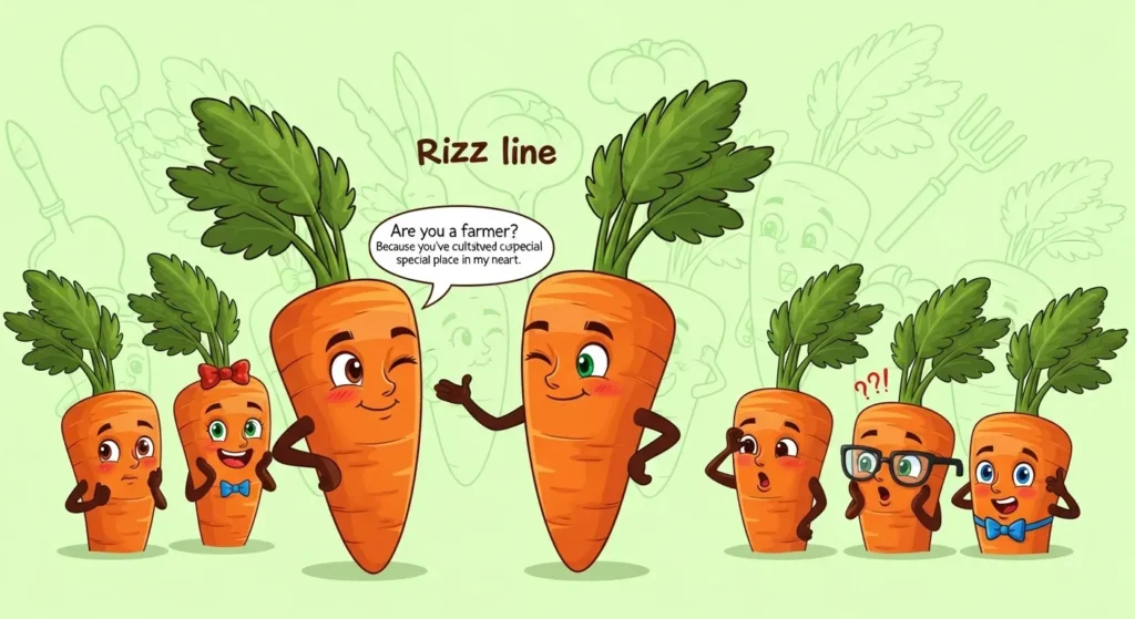 Sweet Carrot Rizz Lines