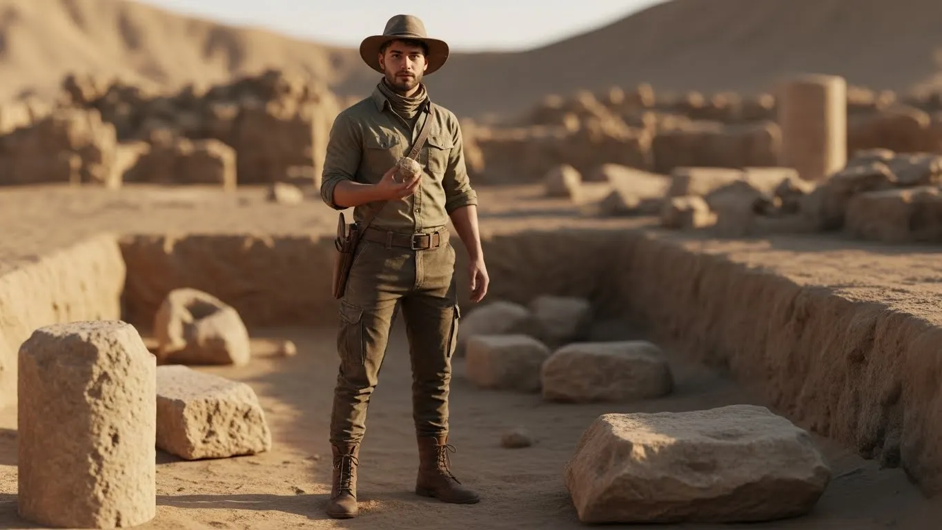 Archaeologist Rizz Lines