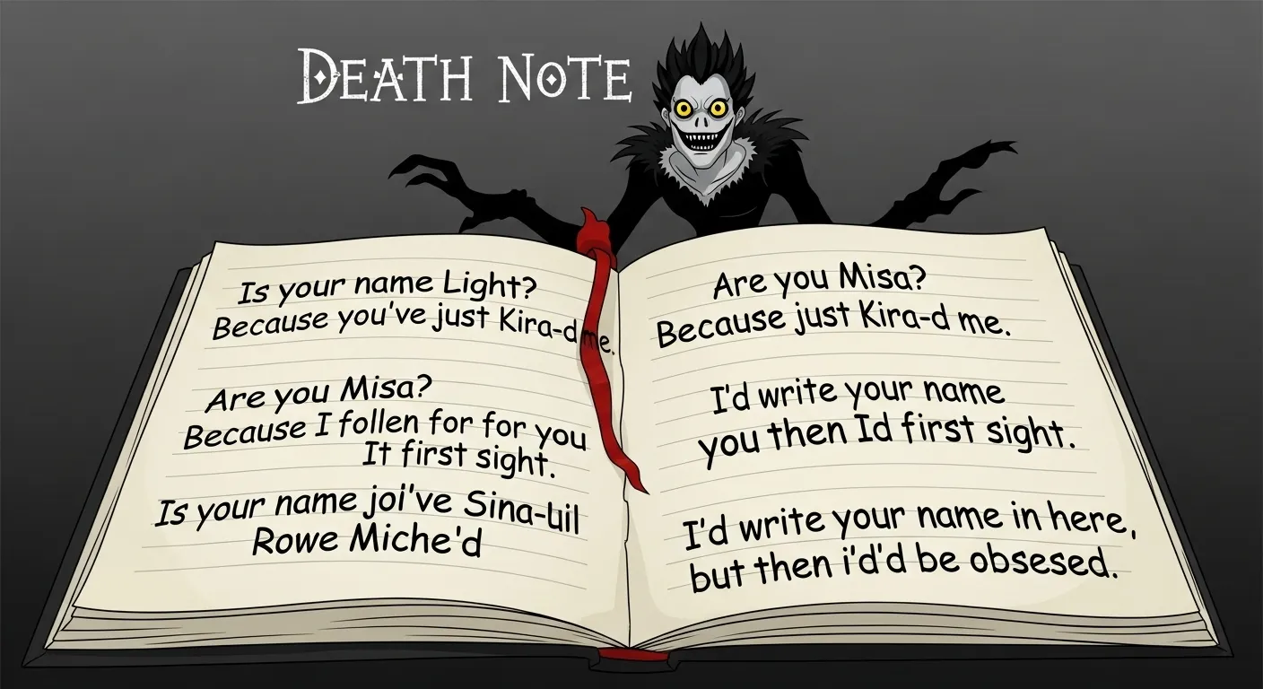 Death Note Rizz Lines