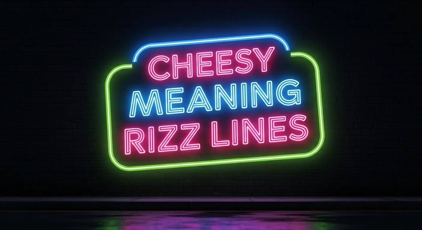 Cheesy Meaning Rizz Lines