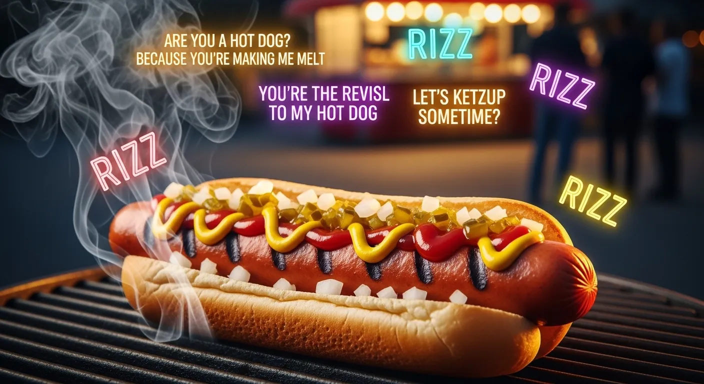 Hot Dog Rizz Lines