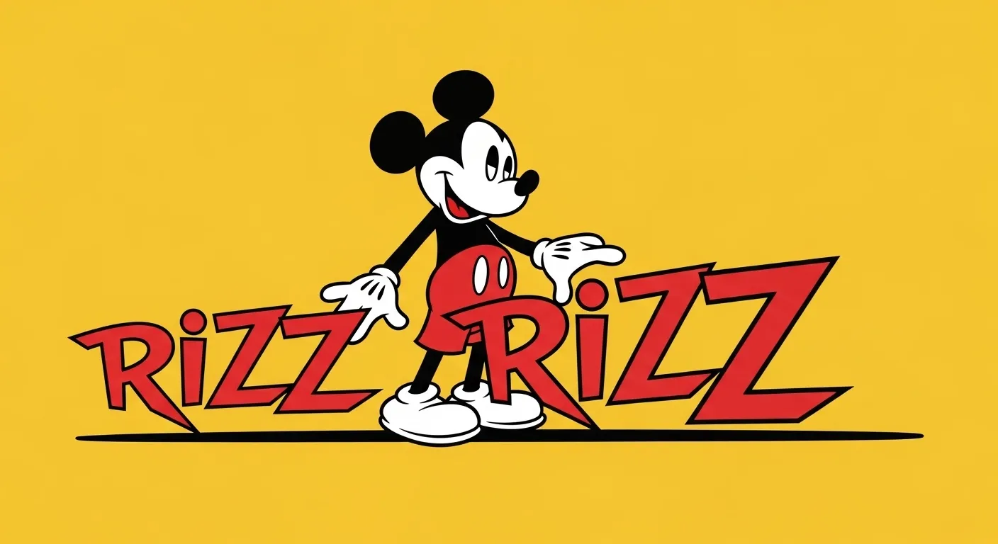 Mickey Mouse Rizz Lines