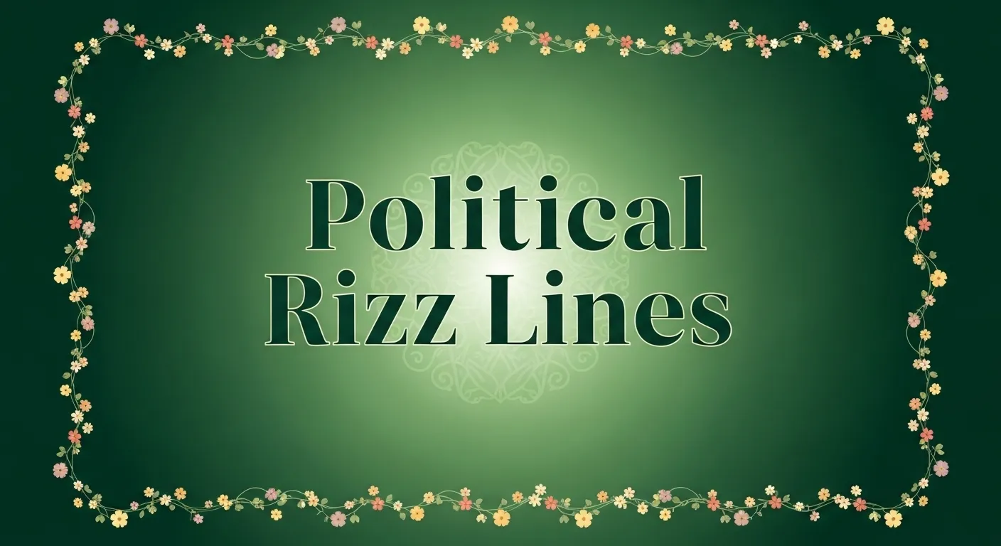 Political Rizz Lines